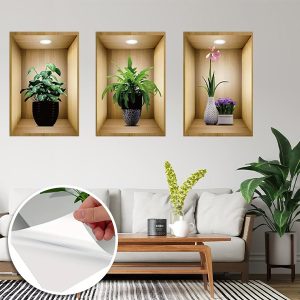 Naklejki ścienne 3D (3 sztuki) | VASUART