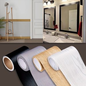 Samoprzylepna Listwa Ścienna Imitująca Drewno (5 m) | DECORIM