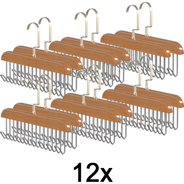 6x Antypoślizgowy Wieszak z 8 Haczykami (2 szt.) | OCTAHANGER