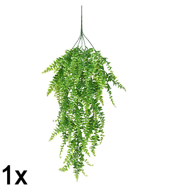 1x Sztuczna paproć wisząca (80 cm) | FERNY