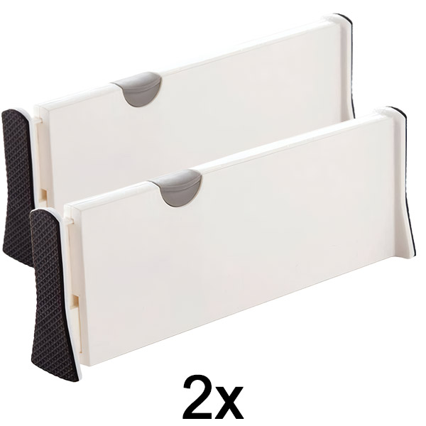 2x Regulowana przegroda do szuflad lub Półek | DIVISERINO