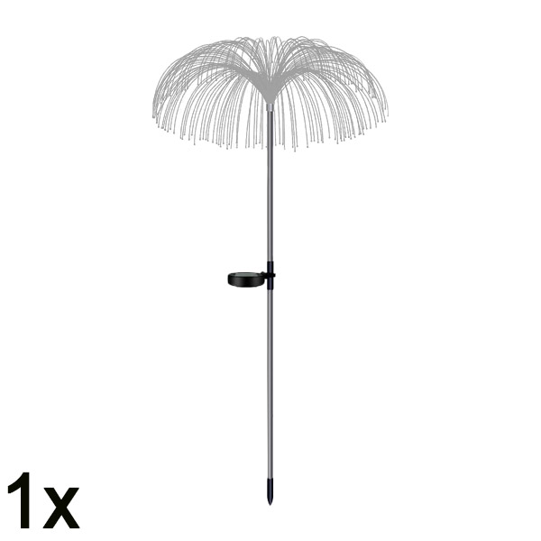 1x Tropikalne światła ogrodowe solarne | LUMIPALM